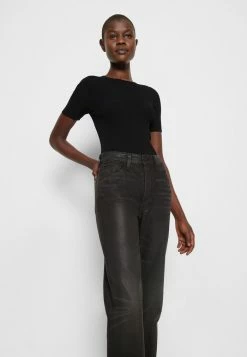 Rag & Bone ALEX HIGH-RISE - Straight Leg Jeans - Worn Black -US rag & bone Sales shop 0168295ffe694eba965aff14956f8975