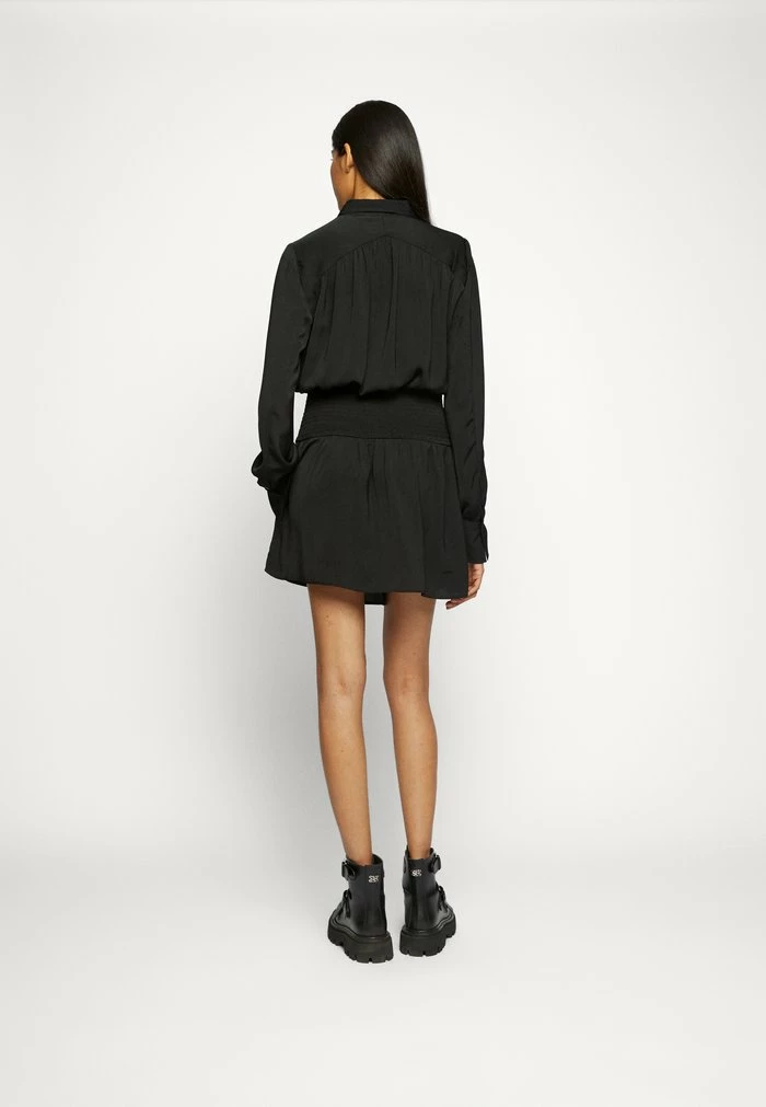 BAILEY SMOCKED DRESS - Day dress - black Rag & Bone BAILEY SMOCKED DRESS - Day Dress - Black -US rag & bone Sales shop 08a1c5ce26b449a4af90b74bc3142939