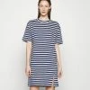 Rag & Bone THE SLUB DRESS LABEL - Jersey Dress - White/blue 1 Rag & Bone THE SLUB DRESS LABEL - Jersey Dress - White/blue -US rag & bone Sales shop 0ae3415d22f540e59b8c0ff536fdfdac
