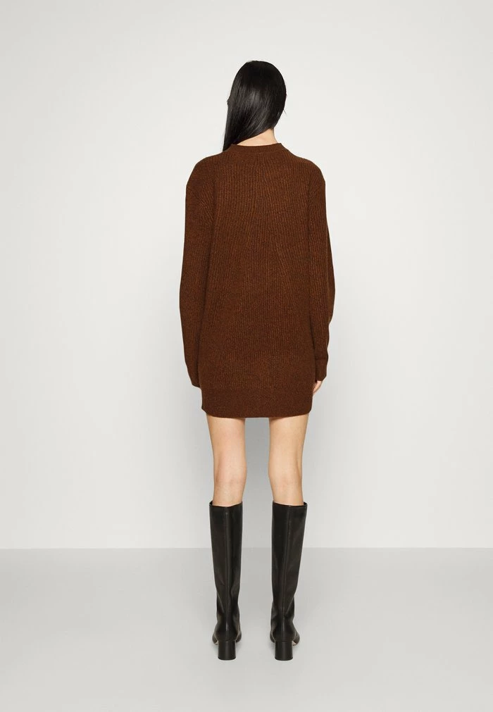 PIERCE DRESS - Jumper dress - brown Rag & Bone PIERCE DRESS - Jumper Dress - Brown -US rag & bone Sales shop 0c1ab7355488418292b764f0ca12428a