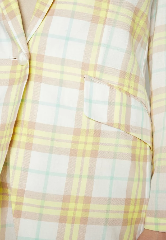 MARGOT PLAID - Short coat - white Rag & Bone MARGOT PLAID - Short Coat - White -US rag & bone Sales shop 130dae16e1f74e6eb10fa31fc6fa1c6d