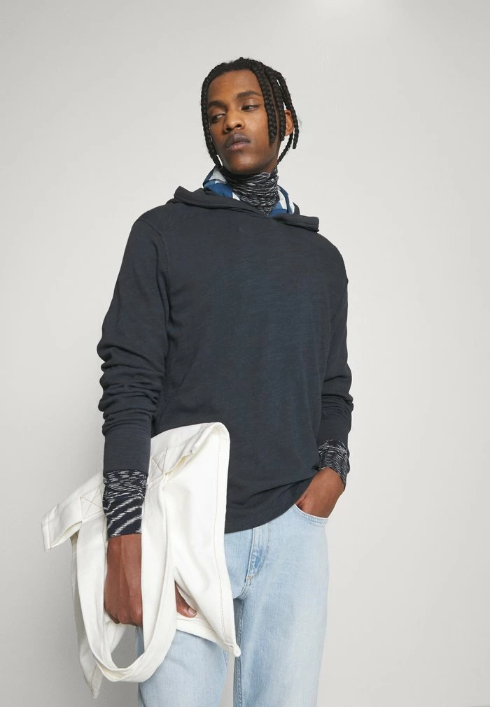 FLAME HOODIE - Jumper - dark blue Rag & Bone FLAME HOODIE - Jumper - Dark Blue -US rag & bone Sales shop 1c09561060d54f729bfa32fe91ec871a