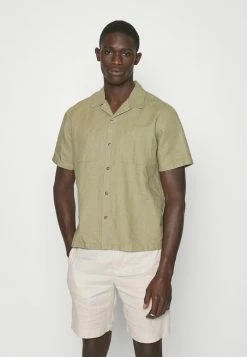 Rag & Bone SNAP FRONT AVERY SHIRT - Shirt - Olive Green -US rag & bone Sales shop 1dc2a4ac07bf4fe7b1e98722b6b01cce