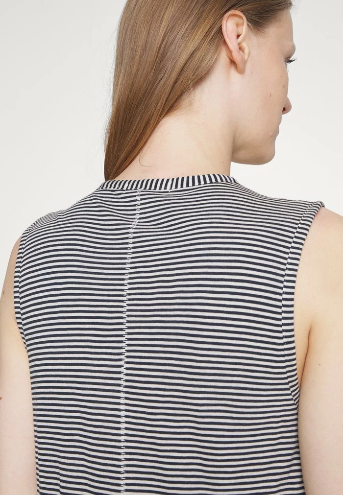 MICHAL VNECK MIDI MUSCLE DRESS - Day dress - navy/white Rag & Bone MICHAL VNECK MIDI MUSCLE DRESS - Day Dress - Navy/white -US rag & bone Sales shop 1feb2e1c3eb6468db468692849e94284