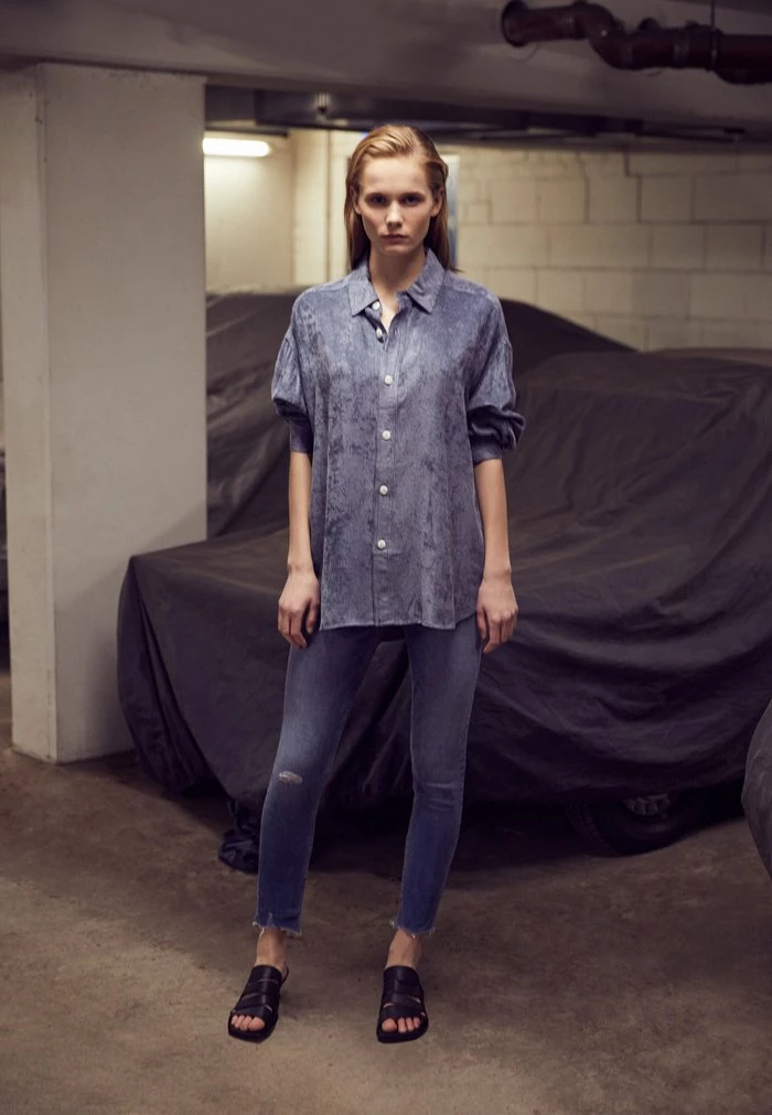 NUSA SHIRT - Button-down blouse - deep blue Rag & Bone NUSA SHIRT - Button-down Blouse - Deep Blue -US rag & bone Sales shop 2670ac7b301a4474a9ace237b66800e2