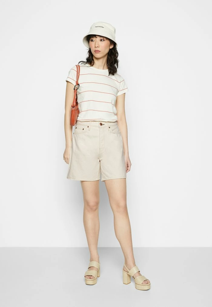 MAYA - Denim shorts - ecru Rag & Bone MAYA - Denim Shorts - Ecru -US rag & bone Sales shop 272db9f307d34aa08153f19f30279cfd