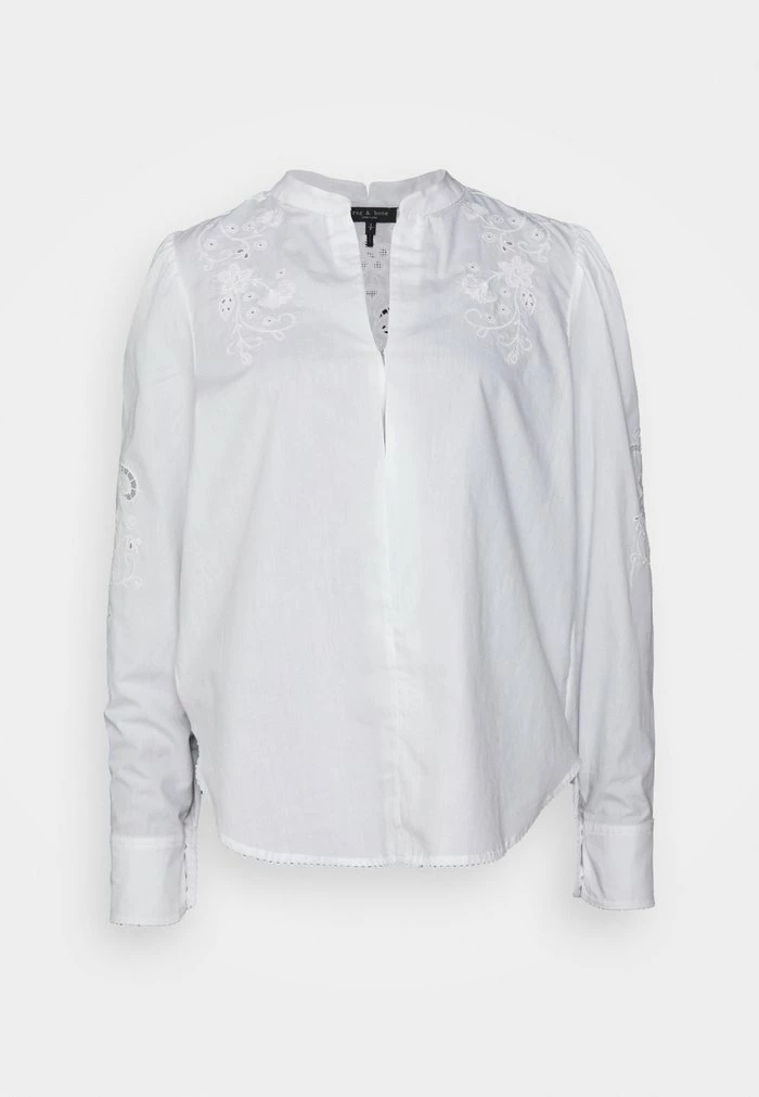 JADE BLOUSE - Blouse - white Rag & Bone JADE BLOUSE - Blouse - White -US rag & bone Sales shop 28edfe3fa8a54c909f240d739c0c318c