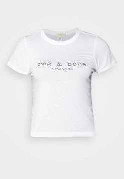 Rag & Bone LOGO BABY TEE - Print T-shirt - White -US rag & bone Sales shop 292dae352a2d443bb6fa6e7f11d26d9c