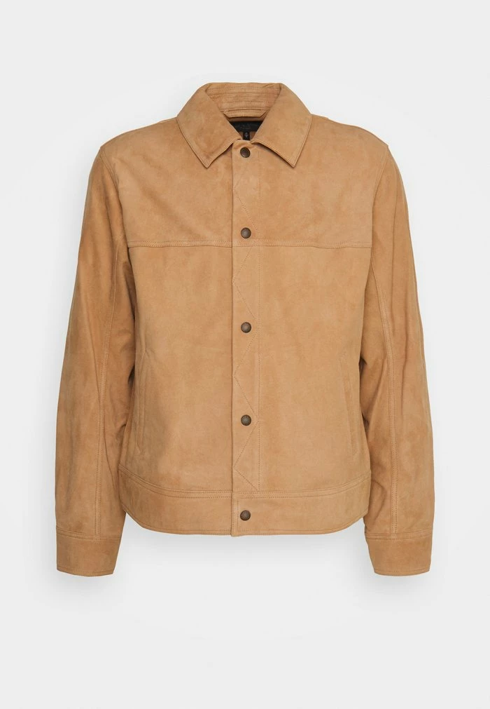 OWEN JACKET - Leather jacket - tan Rag & Bone OWEN JACKET - Leather Jacket - Tan -US rag & bone Sales shop 2d52bdc34c2e4aeb9bcbe37d59ae85d3