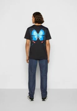 Rag & Bone CITY BUTTERFLY - Print T-shirt - Black -US rag & bone Sales shop 2fa2153868b346f09735e65e5520433d