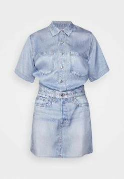 Rag & Bone LIQUID MIRAMAR DRESS - Day Dress - Blue Denim -US rag & bone Sales shop 2fb299f1834a4c58918f82966203a2d1