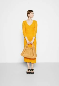 Rag & Bone RENEE LONG DRESS BLACK LABEL - Jumper Dress - Deep Yello -US rag & bone Sales shop 305c5162ed7f4a3c92b777373447cd6e