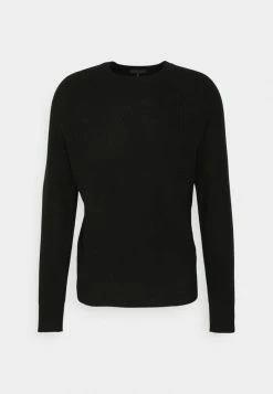 Rag & Bone LIGHTWEIGHT PIERCE CREW - Jumper - Black -US rag & bone Sales shop 3751453368d04f3492b6759688891768
