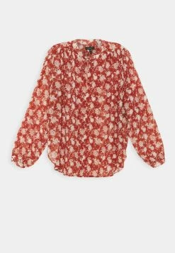 Rag & Bone CARLY FLORAL TIE - Blouse - Pecan