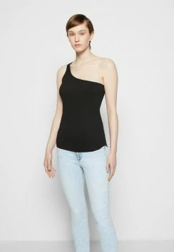 Rag & Bone ZOE ASYMMETRIC TANK LABEL - Top - Black -US rag & bone Sales shop 378250fb169449ab896bd4c359ab54b1