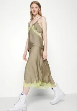 Rag & Bone JACI - A-line Skirt - Olive Green -US rag & bone Sales shop 39d845c7e86d40a885823b06397e2cb8