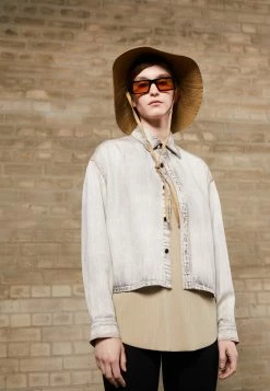 Rag & Bone CHARLIE LIQUID CROPPED LABEL - Blouse - Blackblch