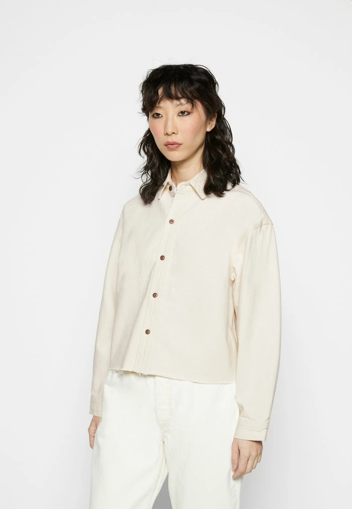 CROP OVERSIZED SHIRT - Button-down blouse - ecru Rag & Bone CROP OVERSIZED SHIRT - Button-down Blouse - Ecru -US rag & bone Sales shop 3e676896ac564e4db32c380785ff86b9