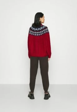 Rag & Bone WILLOW FAIRISLE CREW BLACK LABEL - Jumper - Redmult -US rag & bone Sales shop 44b80ade4b0549e1b869c64b036f6718