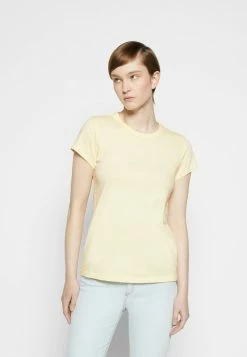 Rag & Bone THE GARMENT TEE LABEL - Basic T-shirt - Paleylw -US rag & bone Sales shop 4671577f7baf457599b2cf4ef206ad89