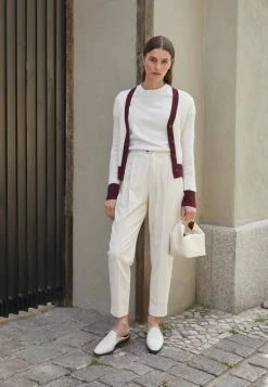 Rag & Bone PIERCE VEE CARDIGAN - Cardigan - Ivory