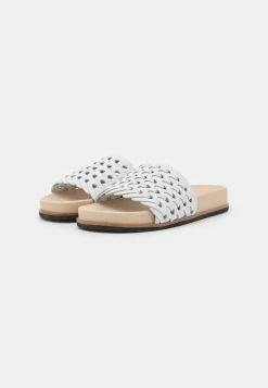 Rag & Bone BAILEY SLIDE - Mules - White -US rag & bone Sales shop 486ce0c352c84cd1acf4ba5ea7c2297d