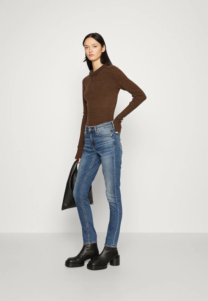PIERCE SLIM CREW - Jumper - dark brown Rag & Bone PIERCE SLIM CREW - Jumper - Dark Brown -US rag & bone Sales shop 4a7f61ffc5ca40bfb47ed9f2eedcc05e