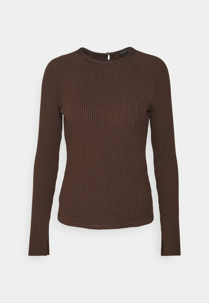 ECHO LONGSLEEVE - Jumper - dark brown Rag & Bone ECHO LONGSLEEVE - Jumper - Dark Brown -US rag & bone Sales shop 4c111a0535cb44d1b3c3ec3c0356efbb