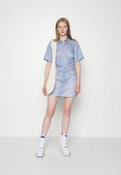 Rag & Bone LIQUID MIRAMAR DRESS - Day Dress - Blue Denim -US rag & bone Sales shop 4ea0486feee64f06a7532c16c1e93e13