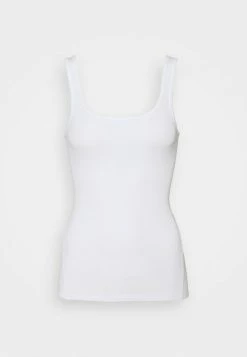 Rag & Bone THE ESSENTIAL SCOOP NECK TANK LABEL - Top - White -US rag & bone Sales shop 4fcd5a6bd6d04fc693bdceaba5e73d40