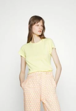 Rag & Bone GARMENT DYE TEE - Basic T-shirt - Bright Yellow -US rag & bone Sales shop 532d764801b3455d8b905421742c4931