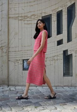 Rag & Bone CARSON SKIRT - Maxi Skirt - Pink Multi