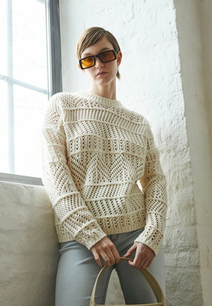 RENEE NOVELTY CREW LABEL - Jumper - ivory Rag & Bone RENEE NOVELTY CREW LABEL - Jumper - Ivory -US rag & bone Sales shop 572d8c3ea66344499f91dd727e3e8dee