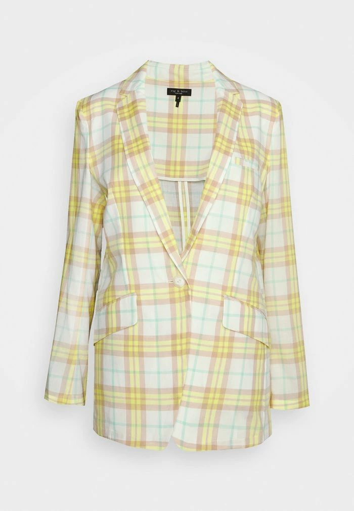 MARGOT PLAID - Short coat - white Rag & Bone MARGOT PLAID - Short Coat - White -US rag & bone Sales shop 597ba888036b4c64a11213b39f16c710