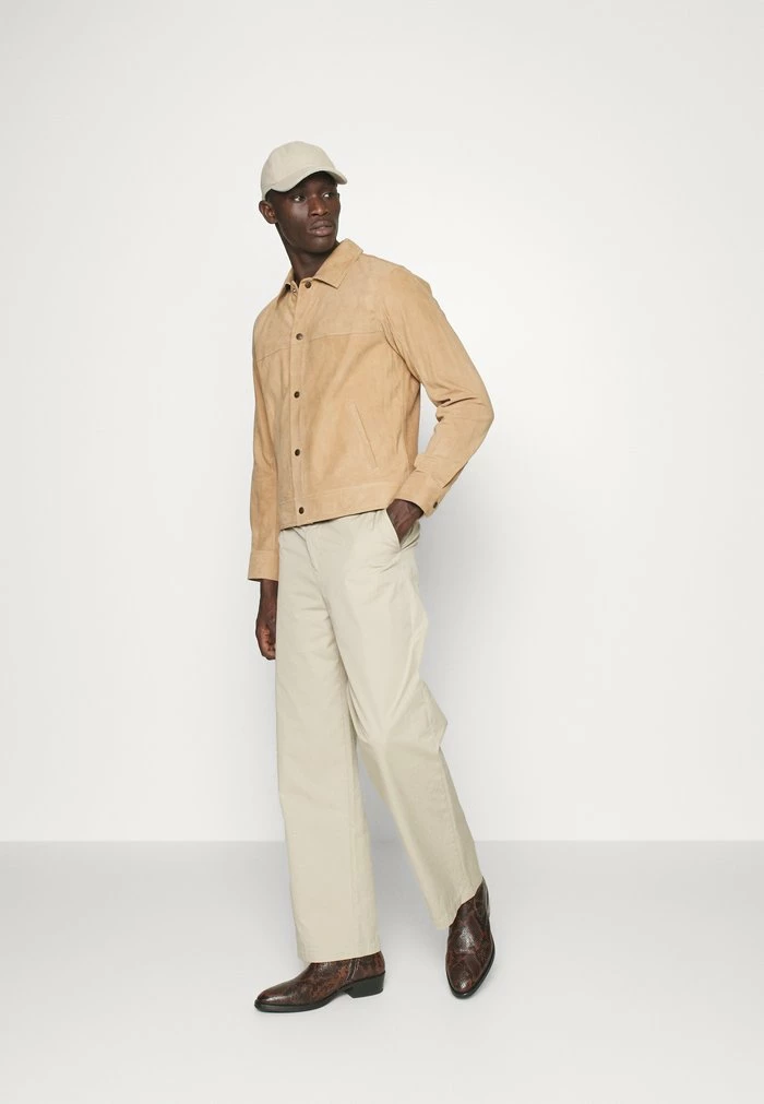 OWEN JACKET - Leather jacket - tan Rag & Bone OWEN JACKET - Leather Jacket - Tan -US rag & bone Sales shop 5b3320c38c4c4462ad17bd3ac0de8cc5