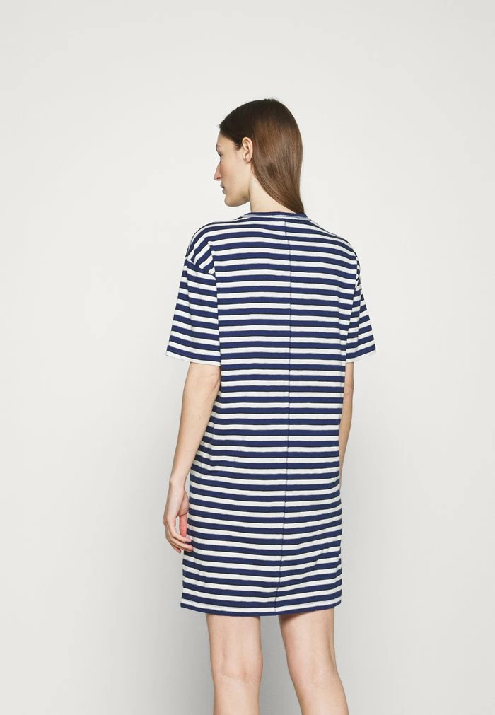 THE SLUB DRESS LABEL - Jersey dress - white/blue Rag & Bone THE SLUB DRESS LABEL - Jersey Dress - White/blue -US rag & bone Sales shop 5c3e84ed18d34408a3585c31ddffe440