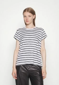 Rag & Bone THE TEE - Print T-shirt - Grey/white -US rag & bone Sales shop 5ca77ebff42a4e4facb7fa68f43aa6aa