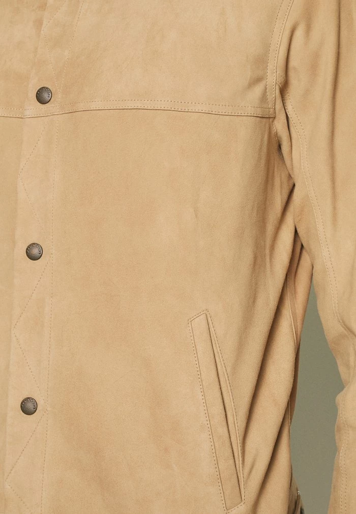 OWEN JACKET - Leather jacket - tan Rag & Bone OWEN JACKET - Leather Jacket - Tan -US rag & bone Sales shop 5f06f8d737cb45109825111d8b81ba51