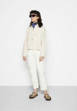 Rag & Bone CROP OVERSIZED SHIRT - Button-down Blouse - Ecru 6 Rag & Bone CROP OVERSIZED SHIRT - Button-down Blouse - Ecru -US rag & bone Sales shop 6032c809c869476b948ec5c25ca9b083