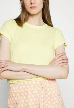 Rag & Bone GARMENT DYE TEE - Basic T-shirt - Bright Yellow -US rag & bone Sales shop 65a7471cda324601a37f7db48d16a6d9