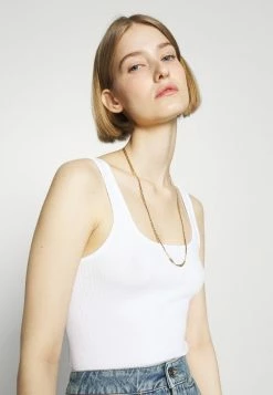 Rag & Bone THE ESSENTIAL SCOOP NECK TANK LABEL - Top - White -US rag & bone Sales shop 68ab5abe601e49108b8300b0dea44b74
