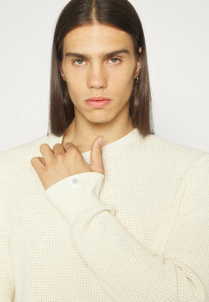 DEXTER WAFFLE CREW - Jumper - raw Rag & Bone DEXTER WAFFLE CREW - Jumper - Raw -US rag & bone Sales shop 6f81f06dba2940389a118bec8e19db77