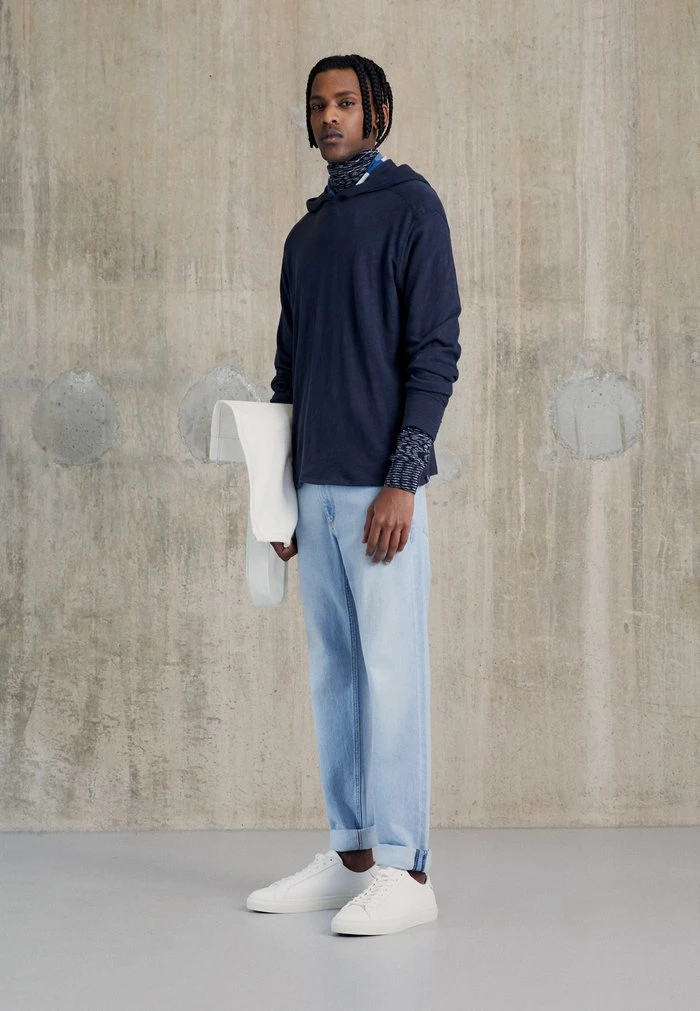 FLAME HOODIE - Jumper - dark blue Rag & Bone FLAME HOODIE - Jumper - Dark Blue -US rag & bone Sales shop 73845102820e47c590a76de7f49ea522