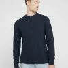 Rag & Bone CLASSIC HENLEY - Long Sleeved Top - Deep Navy -US rag & bone Sales shop 73aca3beb7ee4c0e9fdbccdb950747df