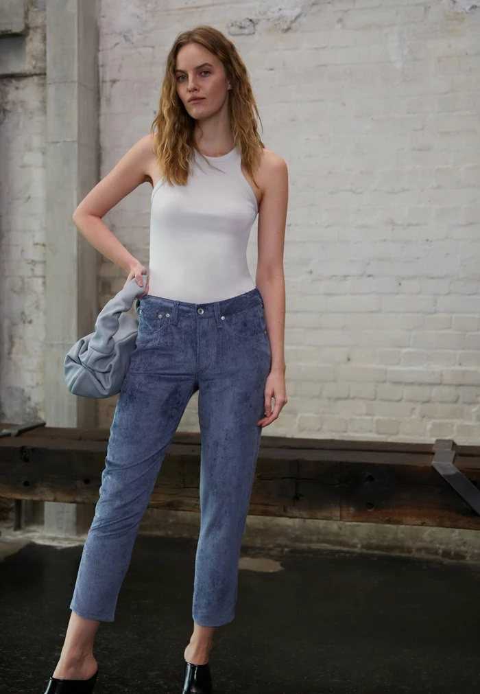 Trousers - deep blue Rag & Bone Trousers - Deep Blue -US rag & bone Sales shop 7700986371ea4e26b842ac33b57cbb9f