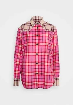 Rag & Bone JILLIAN PLAID SHIRT - Button-down Blouse - Pink -US rag & bone Sales shop 7ab9749b81294a1db223e380e3ca6ea6