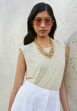 Rag & Bone MICHAL MUSCLE TANK - Print T-shirt - Beige 4 Rag & Bone MICHAL MUSCLE TANK - Print T-shirt - Beige -US rag & bone Sales shop 7cfbddf1e2394dd0bbb244828ba2a204