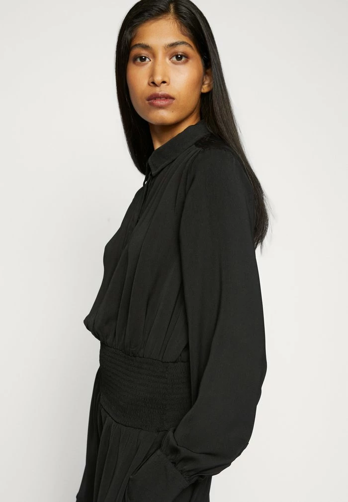 BAILEY SMOCKED DRESS - Day dress - black Rag & Bone BAILEY SMOCKED DRESS - Day Dress - Black -US rag & bone Sales shop 80832bb20f81411d862c5669a3a38288