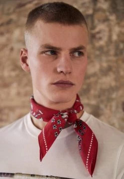Rag & Bone ODYSSEY BANDANA UNISEX - Foulard - Red -US rag & bone Sales shop 810e09875a0c4c2cb981fafe977b7ba1