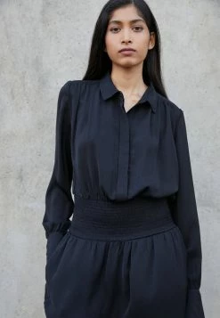 Rag & Bone BAILEY SMOCKED DRESS - Day Dress - Black 4 Rag & Bone BAILEY SMOCKED DRESS - Day Dress - Black -US rag & bone Sales shop 867def17fea648e490ec027d9dec8690